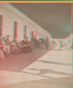 Front of Dining Hall, Silver Spring. [1858?]-1891