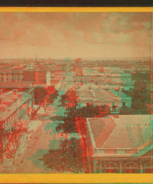 Panoramic view of Charleston, from the spire of St. Michael's Church (looking north). 1860?-1903?