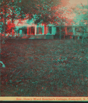 Rev. Herny Ward Beecher's Cottage, Peekskill, N.Y. [1865?-1915?]