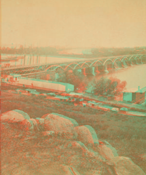 Long Bridge, Potomac River, Washington, D.C. 1865?-1885?