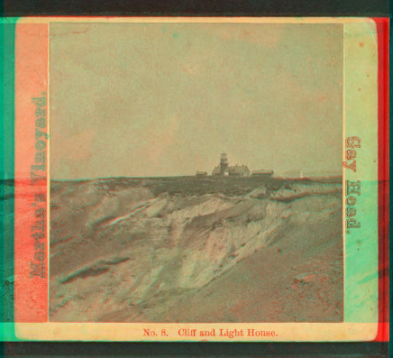 Cliff and Light House. [ca. 1860] 1869?-1880?