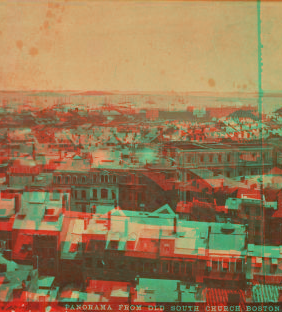 Panorama from old south church, Boston. 1862?-1885?