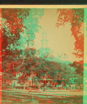 [View of the Brewer fountain in Boston Common.] 1860?-1890?