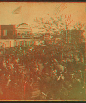 The procession moving on Broad Street. 1865?-1907