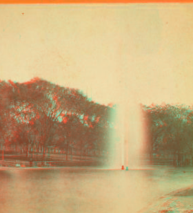 Fountain, Boston Common. 1860?-1890?