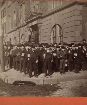 Grammar School No. 3, New York City. (Dismission at 3 o'clock P.M.) 1859?-1895?