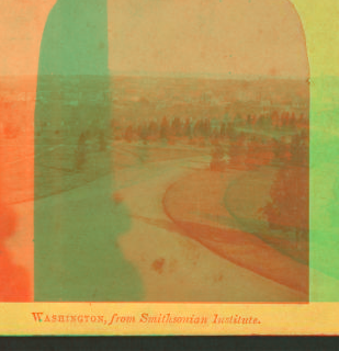 Washington, from Smithsonian Institute. 1854-1860? 1854-1860