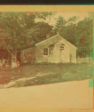 Old Brick-School House, Wolfeboro, N.H. 1865?-1870?