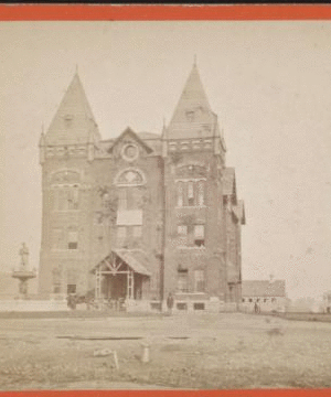 [View of front of building.] 187-?