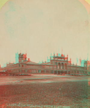 Main building from East End. 1876