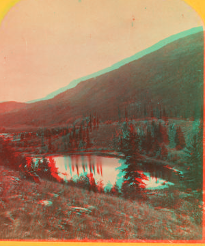 Beaver Lake, Conejos CaÒon, 9,000 feet above sea-level, and 80 miles from mouth of caÒon. 1874