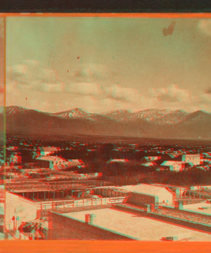 Wasatch Range and Salt Lake City. 1860-1885?