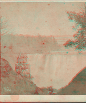 Niagara. The Horse Shoe Fall from above the Pagoda. 1859-[1875?]