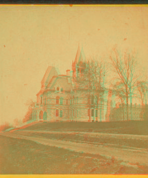 [View of an unidentified college building.] 1869?-1880?