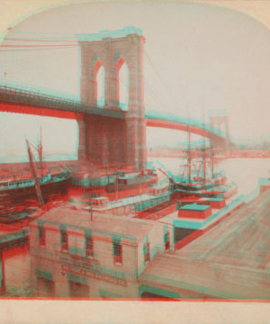 [Brooklyn Bridge.] [1867?-1910?]