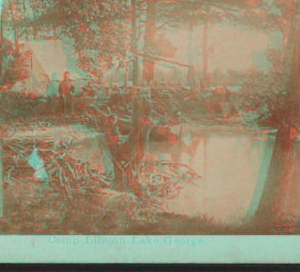 Camp life on Lake George. [1870?-1885?]