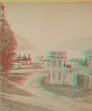 View looking up the river from West Point, Hudson River. [1858?-1901?]