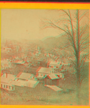 [General view of Brattleboro, Vermont.] 1869?-1890?