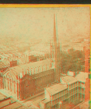 Bird's-eye view from St. Patrick's church towards Carrollton. 1868?-1901?