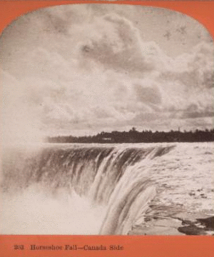 Horseshoe Fall, Canada side. 1869?-1880?
