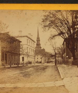 Pleasant St. looking up from Coast St. 1867?-1879?
