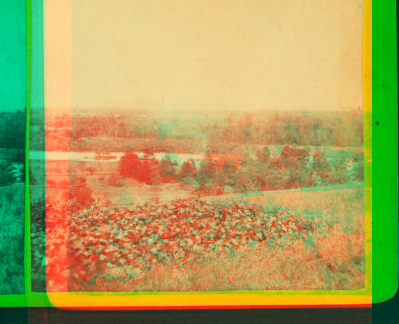 [View of a river valley and farms near Hubbardston.] 1865?-1885?