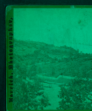 [Bird's-eye view of the National Cemetery.] 1870?-1880?