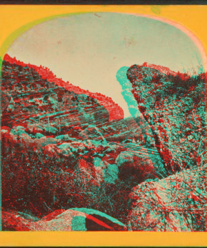 Rocks in Echo Canon [Canyon]. 1865?-1885?