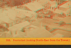 Nantucket, looking north-east from the tower. 1865?-1880?