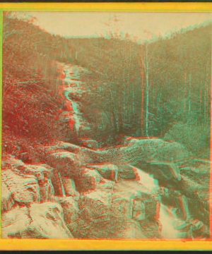 Silver Cascade, Crawford Notch. [1864] 1858?-1895?