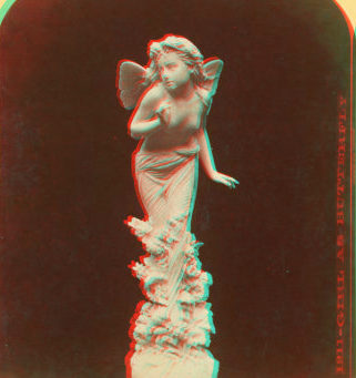 [Sculpture] "Girl as butterfly." 1876