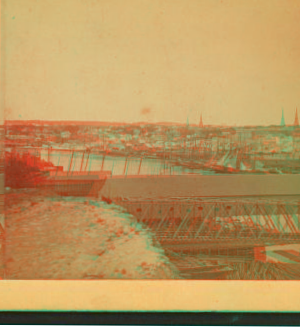 Wharves and shipping from Brewer Bank. 1869?-1882?