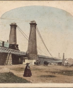 The Niagara Suspension Bridge, U.S. [1858?-1859?]