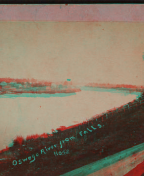 Oswego River, from Falls. [1865?-1885?]