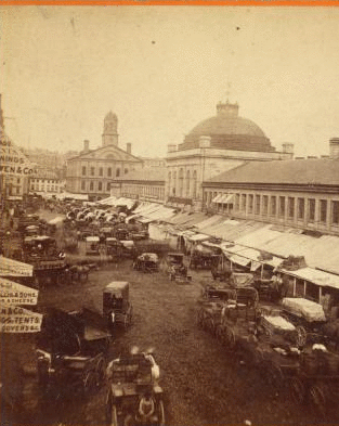 Faneuil Hall and Quincy Market. 1859?-1915?