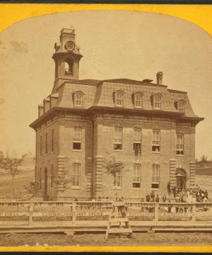 School House. Sioux City, Iowa. 1865?-1885?