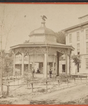 Colonade over High Rock Spring, Saratoga, N.Y. [ca. 1870] [1865?-1880?]