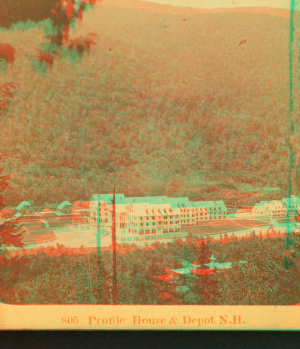 Profile House & Depot, N.H. [ca. 1890] 1858?-1890?