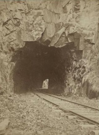 Tunnel on N. & W. R. R. - Upper End. ca. 1875 1869?-1885?