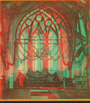 Interior Episcopal Church, Fitchberg, Mass. 1869?-1880?