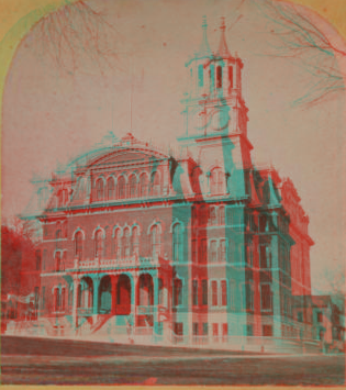 N.L. [New London] County Court House. ca. 1875 1869?-1885?