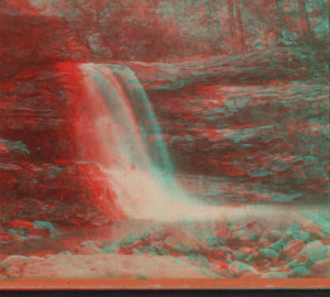 Shelving Rock Fall, Haines' Ravine. [1865?-1885?]