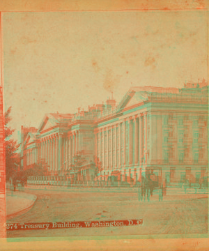 Treasury Building, Washington, D.C.. 1896 1860?-1915?