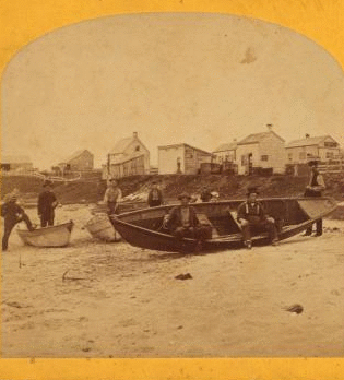 Fishermen of Quidnet, Nantucket. 1865?-1880?