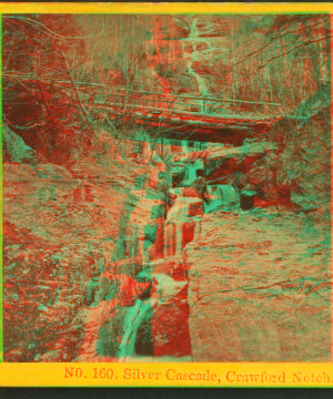 Silver Cascade, Crawford Notch. [ca. 1872] 1858?-1895?