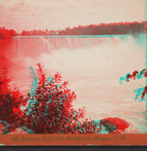 American Falls from Canada side, Niagara, O.W. 1860?-1895?