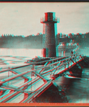 Niagara - Terrapin Tower and Bridge, from Goat Island. [1863?-1880?]