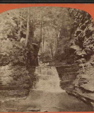 Whispering Falls from below. 1865?-1905?