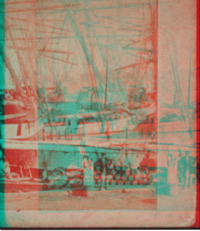 New York City fruit vessel. Pier 19, East River. [1858?-1915?]