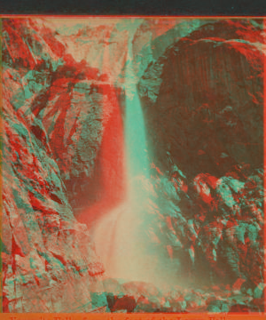 Yosemite Falls from the foot of the Lower Fall, Yosemite Valley, Mariposa County, Cal. 1878-1881 1861-1878?